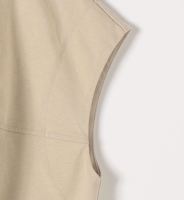 quaranciel「quaranciel:〈接触冷感/洗濯機可能〉天竺 フレンチスリーブ シャツ カットソー」|Tシャツ・カットソー|