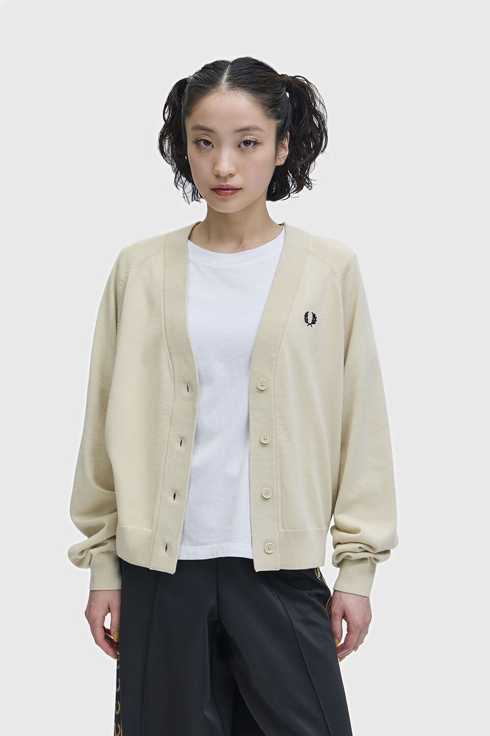 FRED PERRY 「V-Neck Cardigan／Vネックカーディガン」|カーディガン|