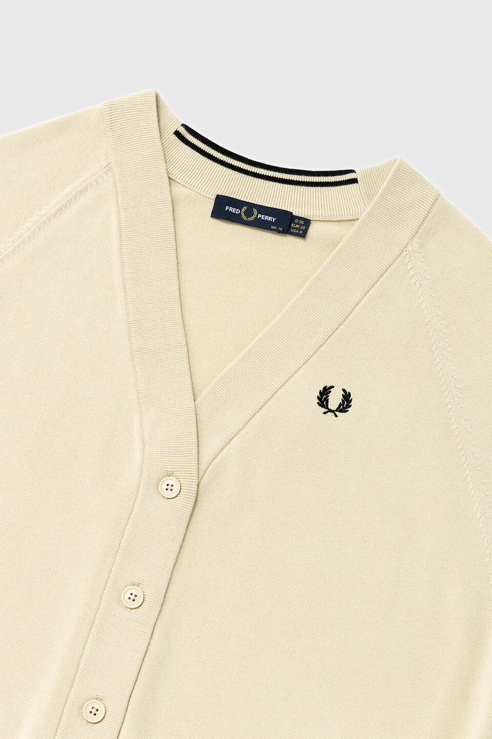 FRED PERRY 「V-Neck Cardigan／Vネックカーディガン」|カーディガン|