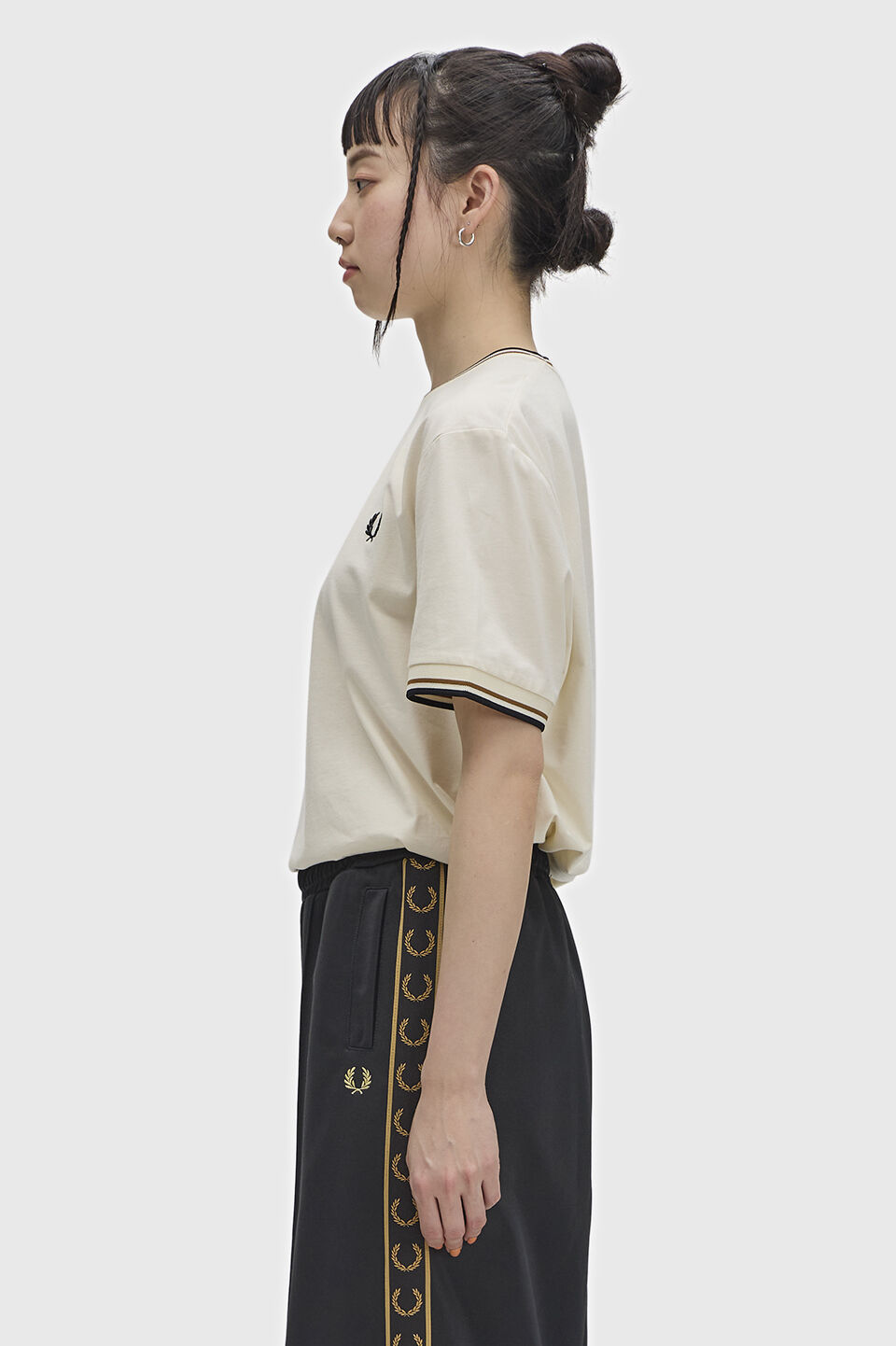 FRED PERRY 「Twin Tipped T-Shirt／ティップラインTシャツ M1588V」|Tシャツ・カットソー|