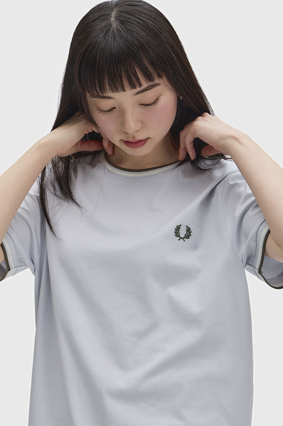 FRED PERRY 「Twin Tipped T-Shirt／ティップラインTシャツ M1588V」|Tシャツ・カットソー|