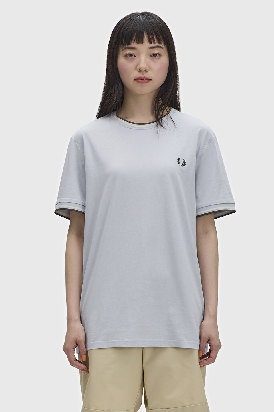 FRED PERRY 「Twin Tipped T-Shirt／ティップラインTシャツ M1588V」|Tシャツ・カットソー|