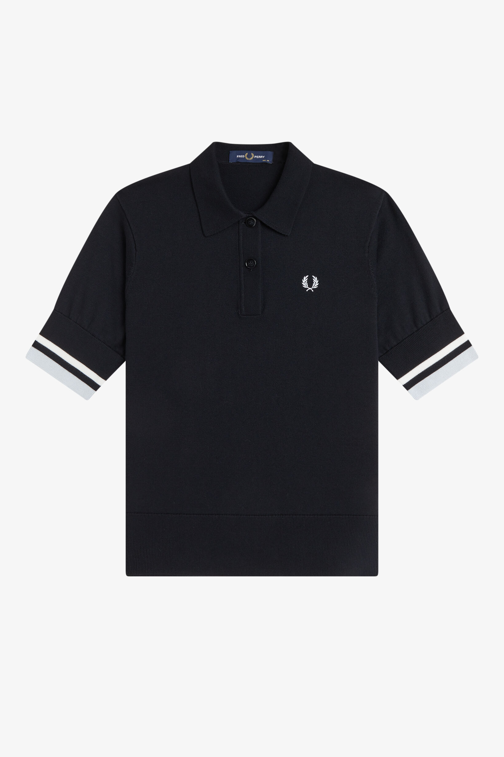 FRED PERRY 「Bold Tipped Knitted Shirt／ボールドティップラインニットポロシャツ」|ポロシャツ|
