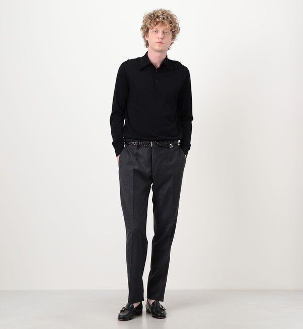 TOMORROWLAND BUYING WEAR「INCOTEX N35  ウーステッドフランネル スリムスラックス」|スラックス|