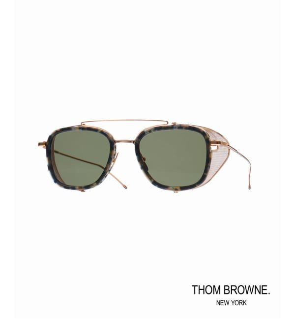 EYETHINK「THOM BROWNE UES808A-416-51 Sunglasses」|サングラス|グリーン