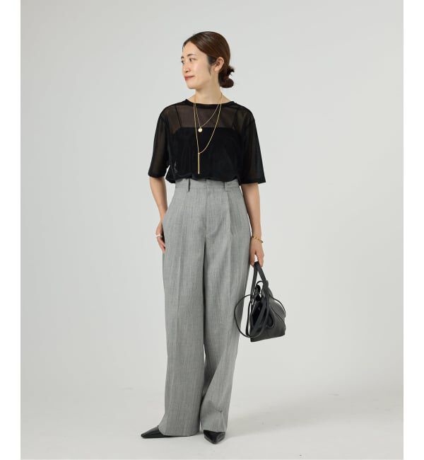 VERMEIL par iena「《予約》ネップツイルパンツ」|スラックス|