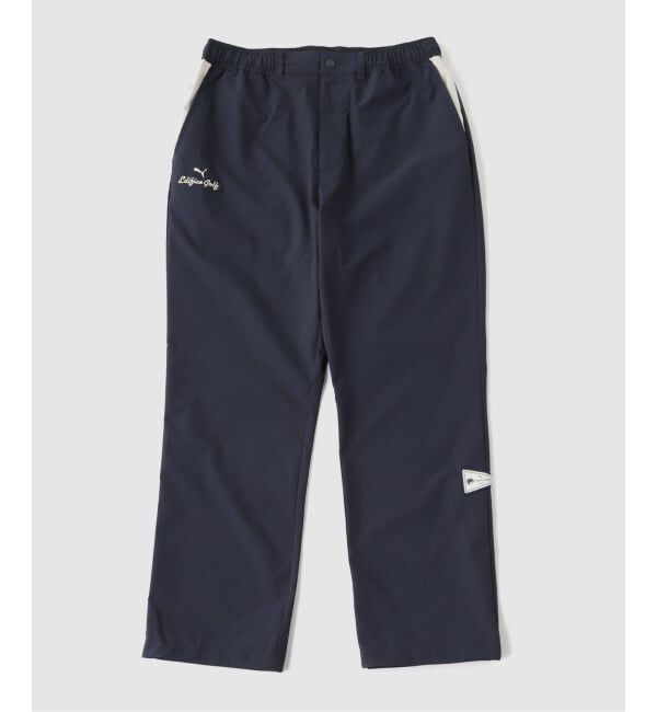 EDIFICE「PUMA GOLF x EDIFICE GOLF ウーブンパンツ」|スラックス|ネイビー