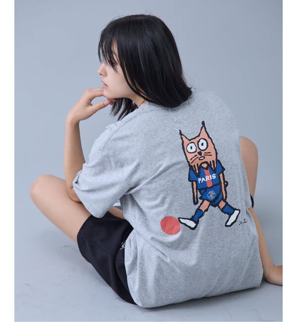 Paris Saint-Germain「JEAN JULIEN x PSG TEE 1」|Tシャツ・カットソー|グレーB