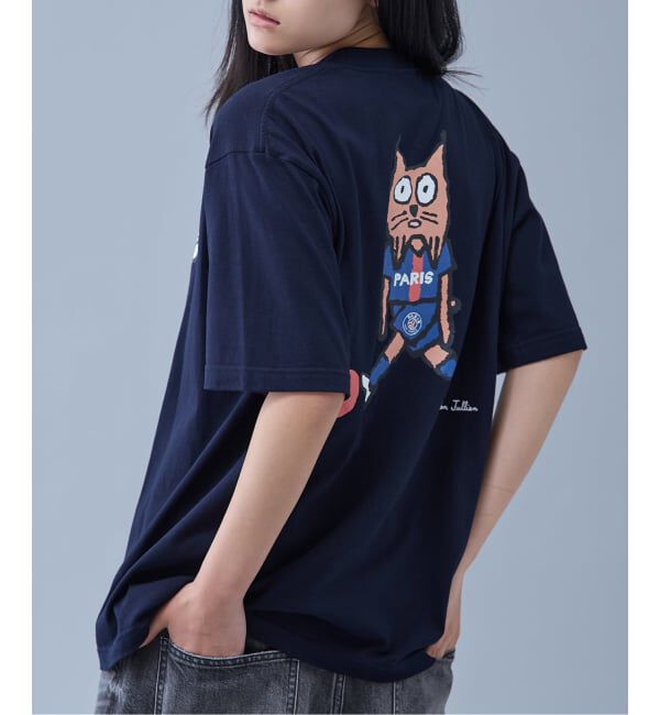 Paris Saint-Germain「JEAN JULIEN x PSG TEE 1」|Tシャツ・カットソー|ネイビー