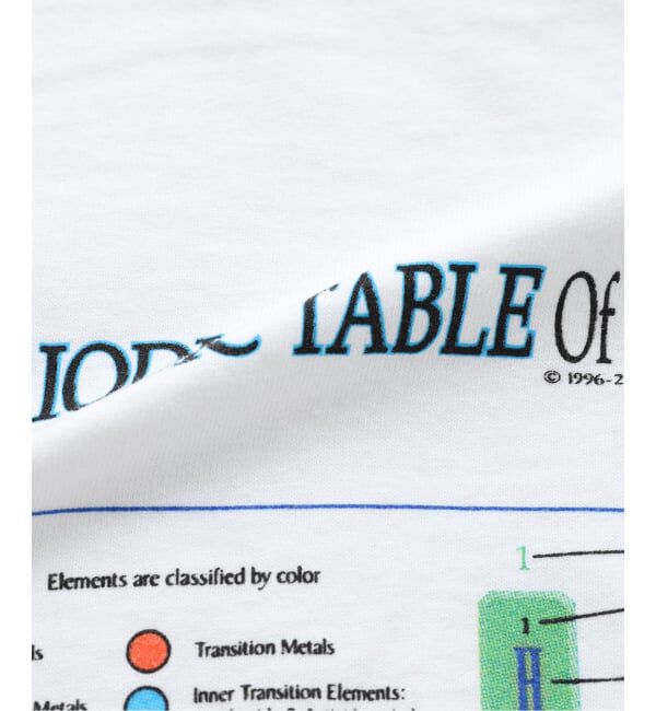 417 EDIFICE「COTTON EXPRESSIONS Periodic Table T-Shirt」|Tシャツ・カットソー|