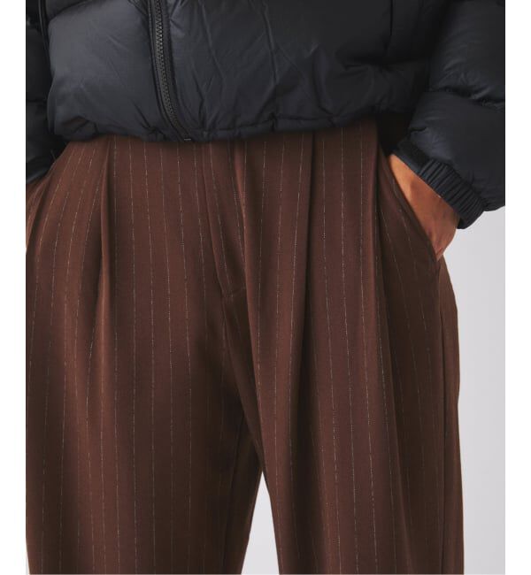 JOURNAL STANDARD relume「ヒールカット ルーズ ストライプ スラックス」|スラックス|