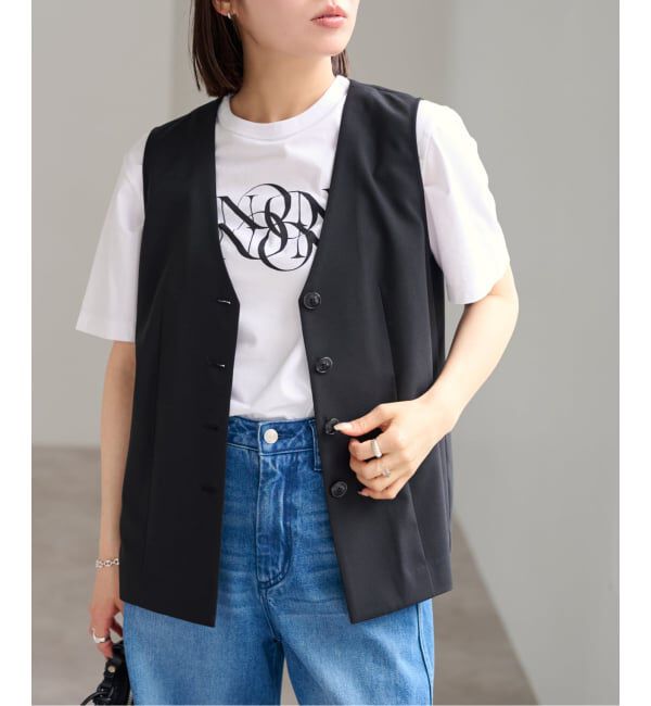 U by SPICK&SPAN「リネンライクウォッシャブルベスト」|その他|