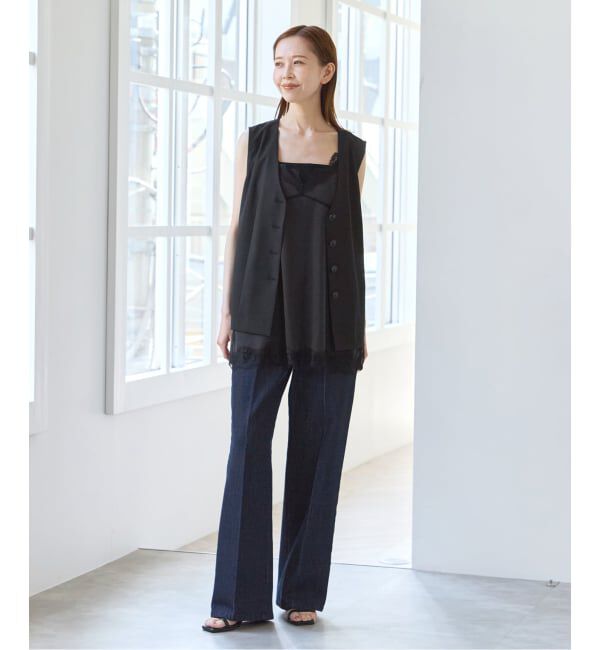 U by SPICK&SPAN「リネンライクウォッシャブルベスト」|その他|