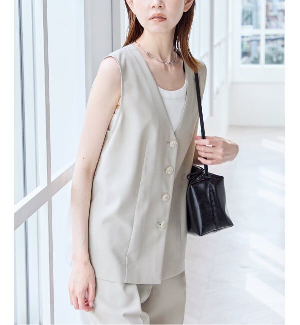 U by SPICK&SPAN「リネンライクウォッシャブルベスト」|その他|