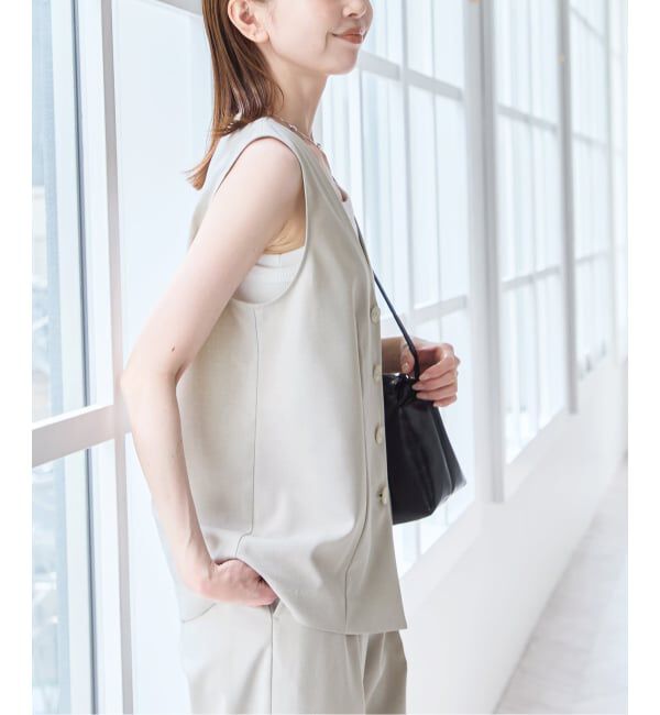 U by SPICK&SPAN「リネンライクウォッシャブルベスト」|その他|