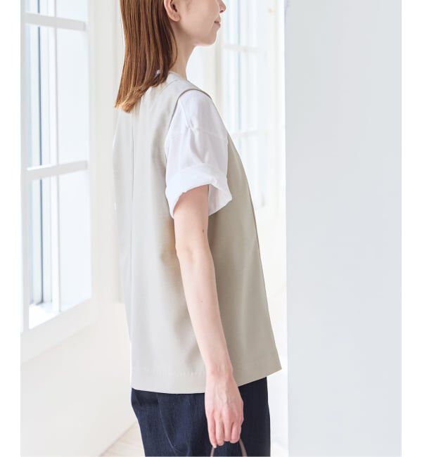 U by SPICK&SPAN「リネンライクウォッシャブルベスト」|その他|
