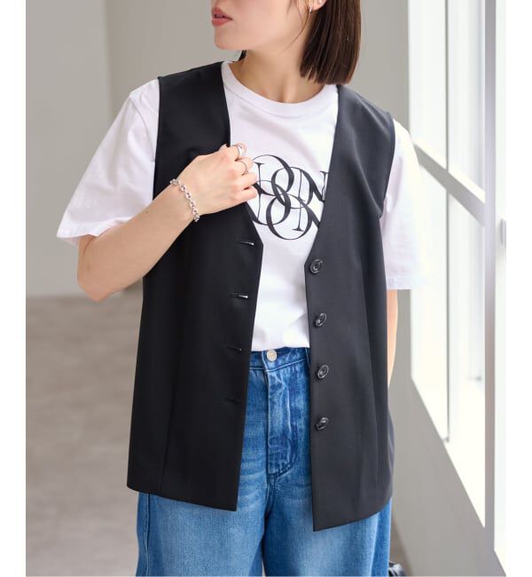 U by SPICK&SPAN「リネンライクウォッシャブルベスト」|その他|
