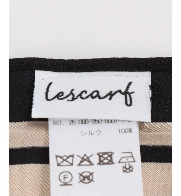 NOBLE「《追加》LE SCARF/レスカーフ Monogram Large 80cm」|バンダナ・スカーフ|