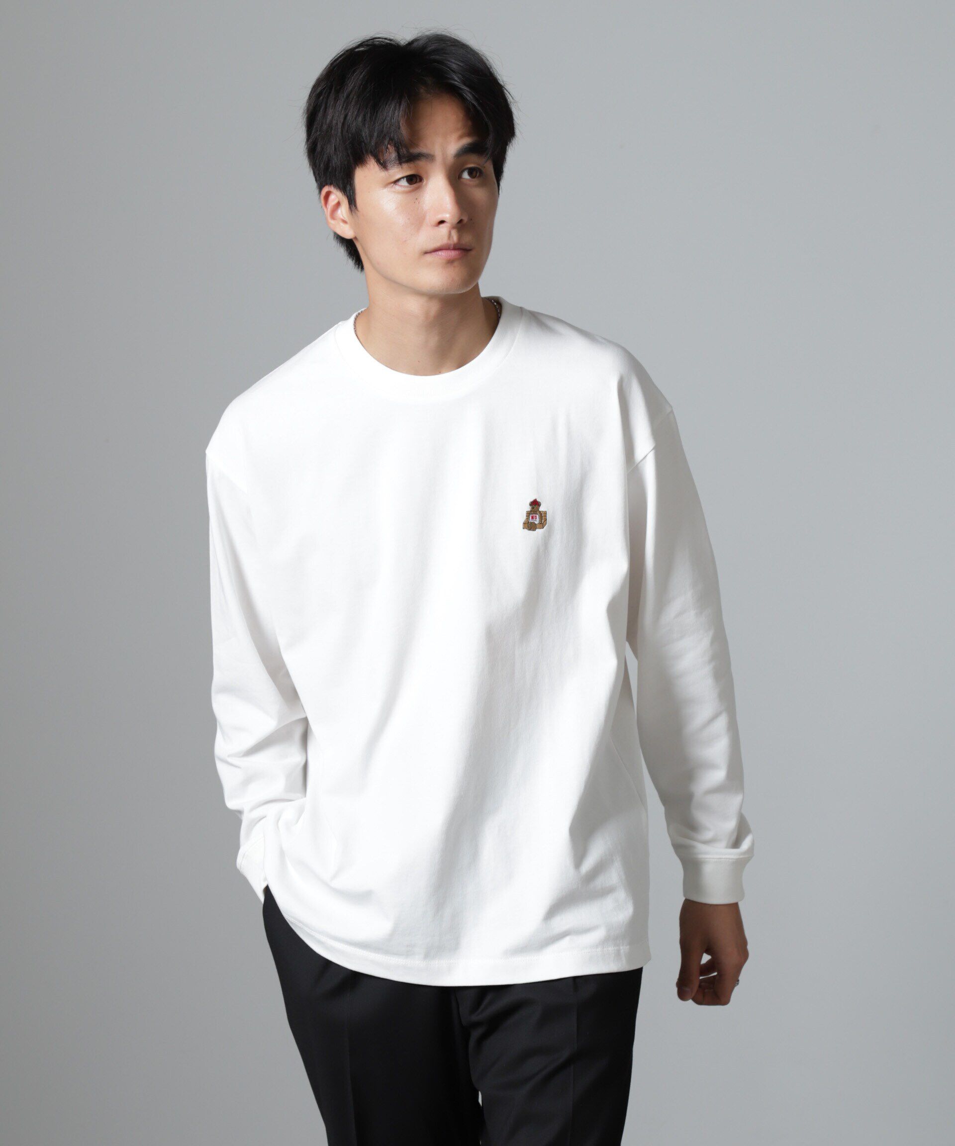 nano･universe「ナノベアロンTee 長袖」|Tシャツ・カットソー|