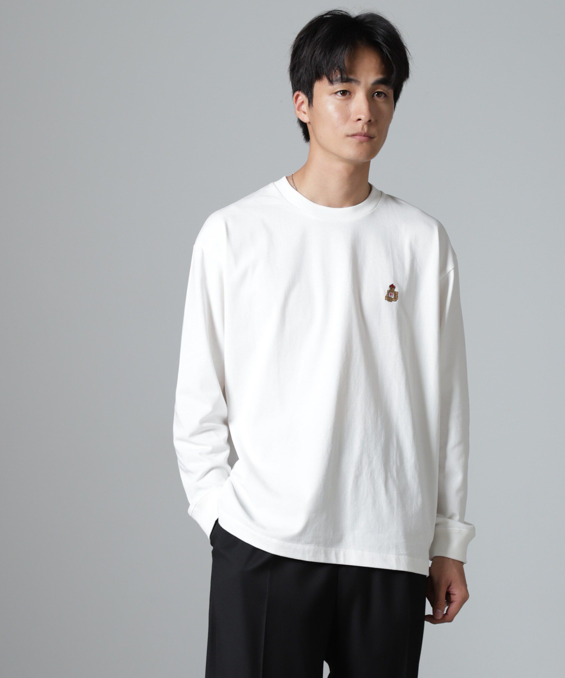 nano･universe「ナノベアロンTee 長袖」|Tシャツ・カットソー|