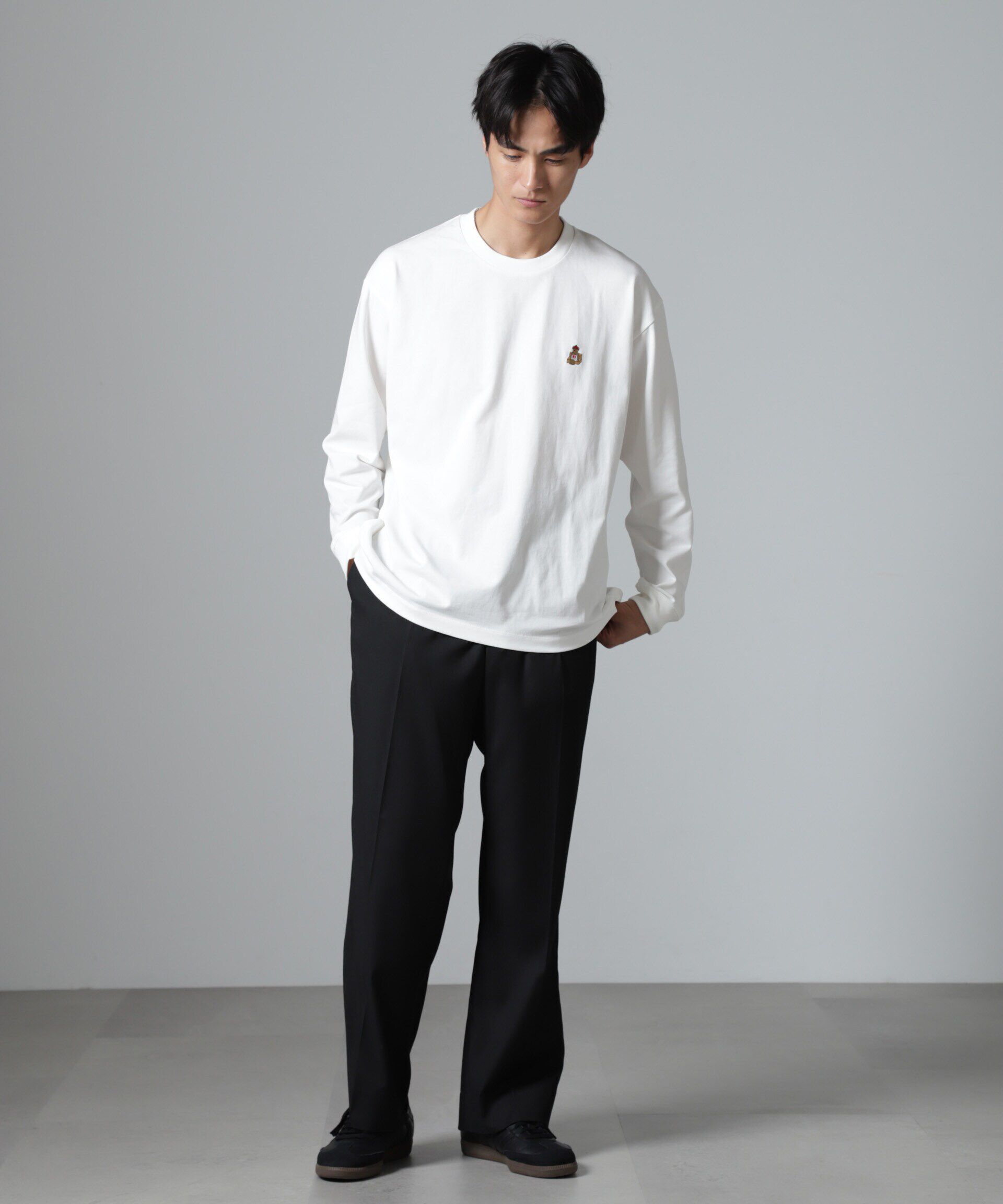 nano･universe「ナノベアロンTee 長袖」|Tシャツ・カットソー|