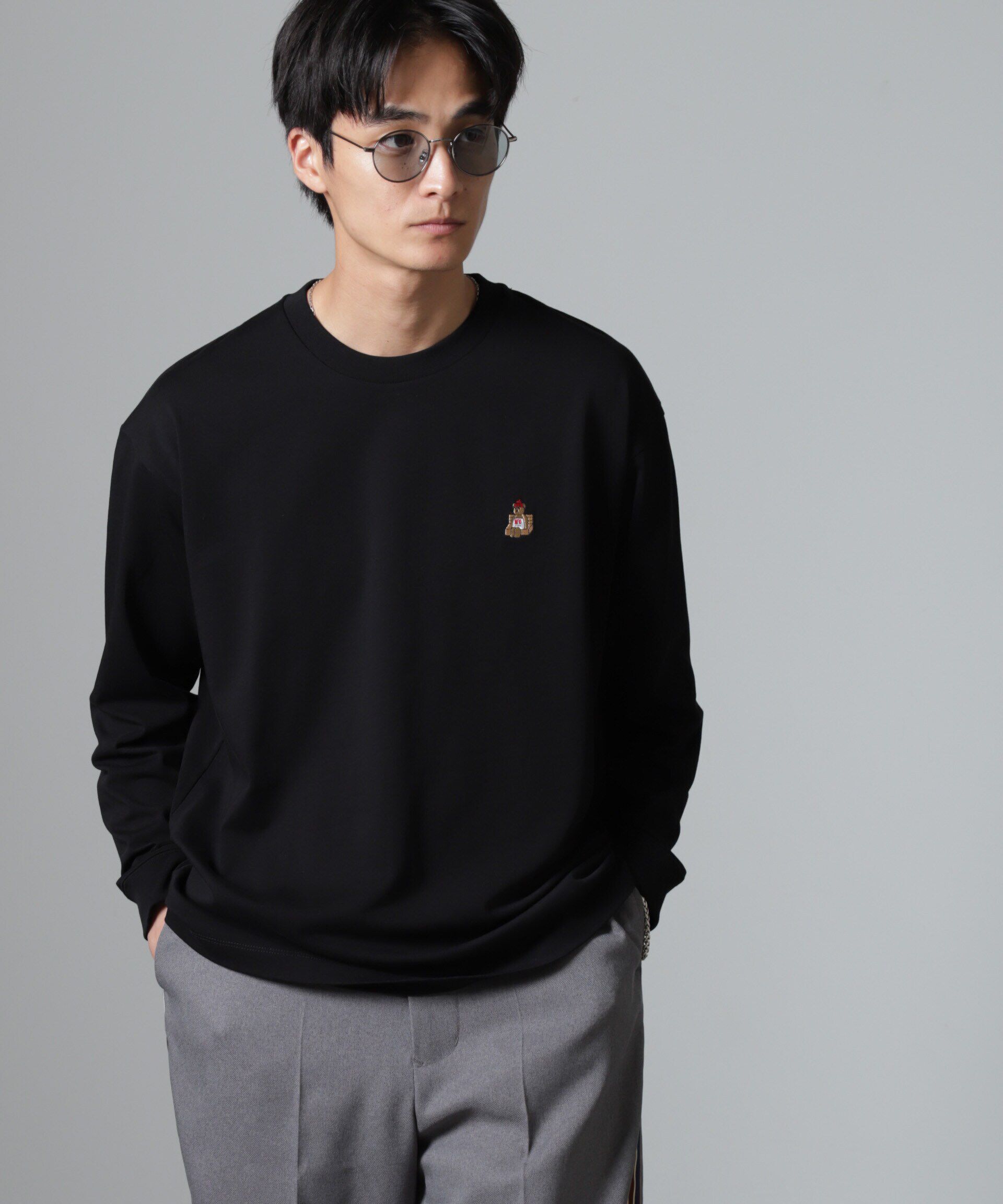 nano･universe「ナノベアロンTee 長袖」|Tシャツ・カットソー|