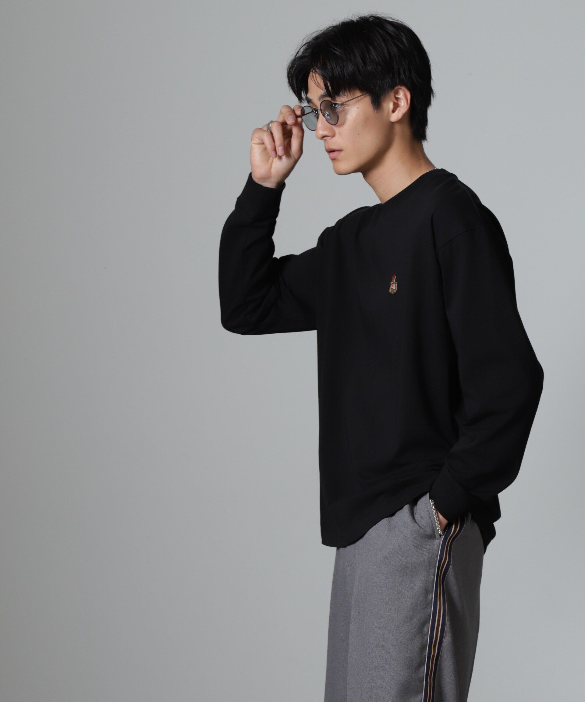 nano･universe「ナノベアロンTee 長袖」|Tシャツ・カットソー|