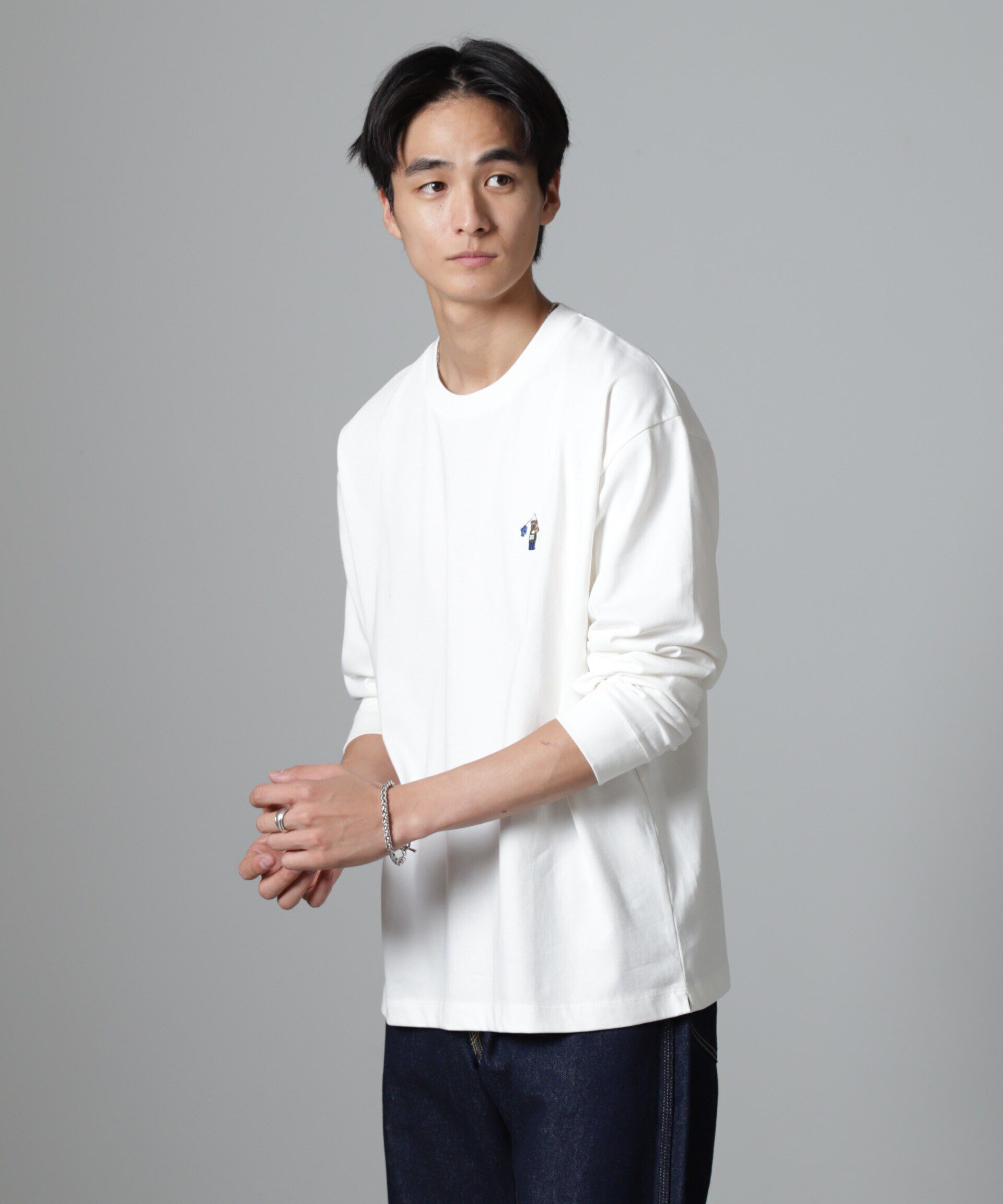 nano･universe「ナノベアロンTee 長袖」|Tシャツ・カットソー|