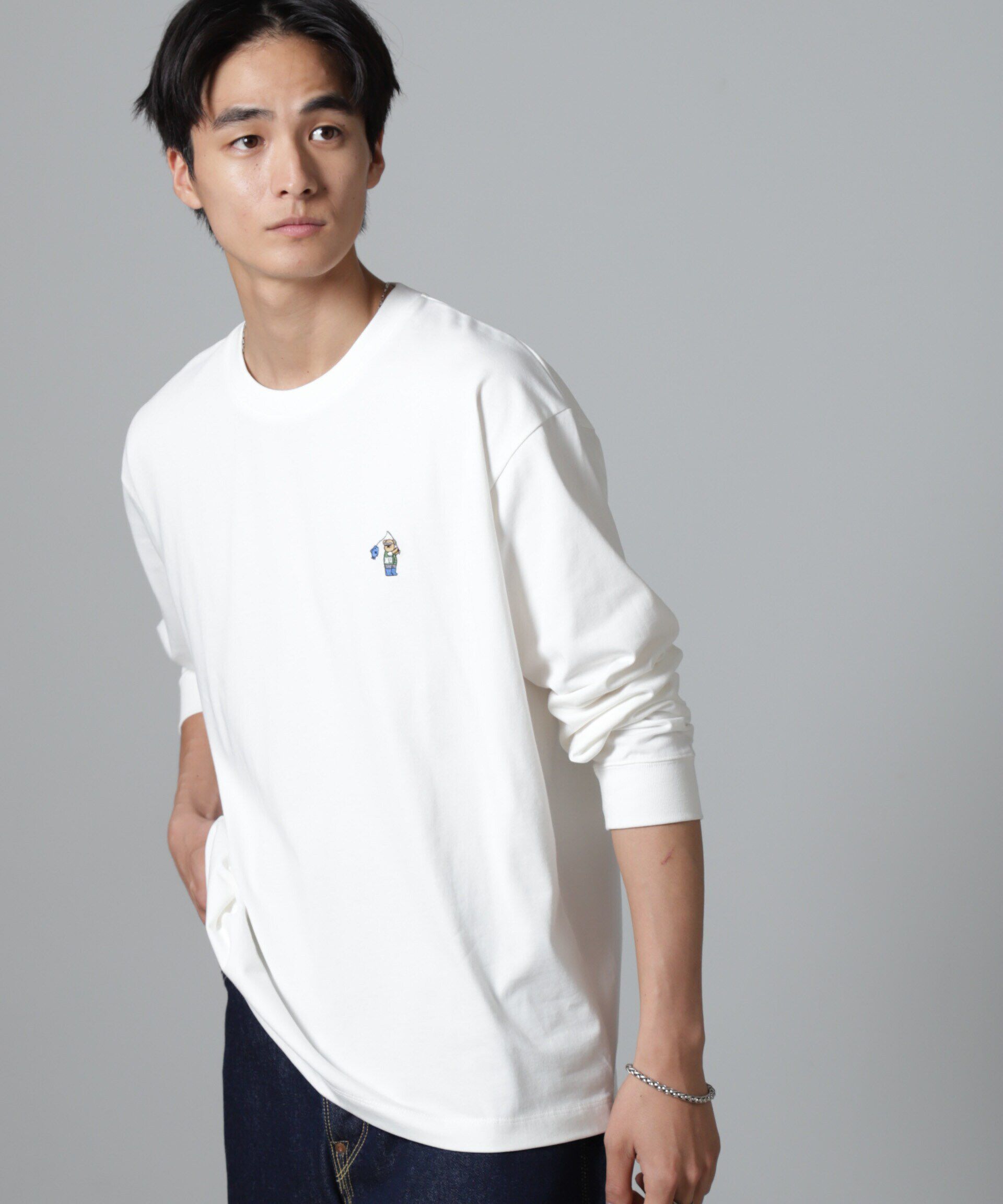 nano･universe「ナノベアロンTee 長袖」|Tシャツ・カットソー|