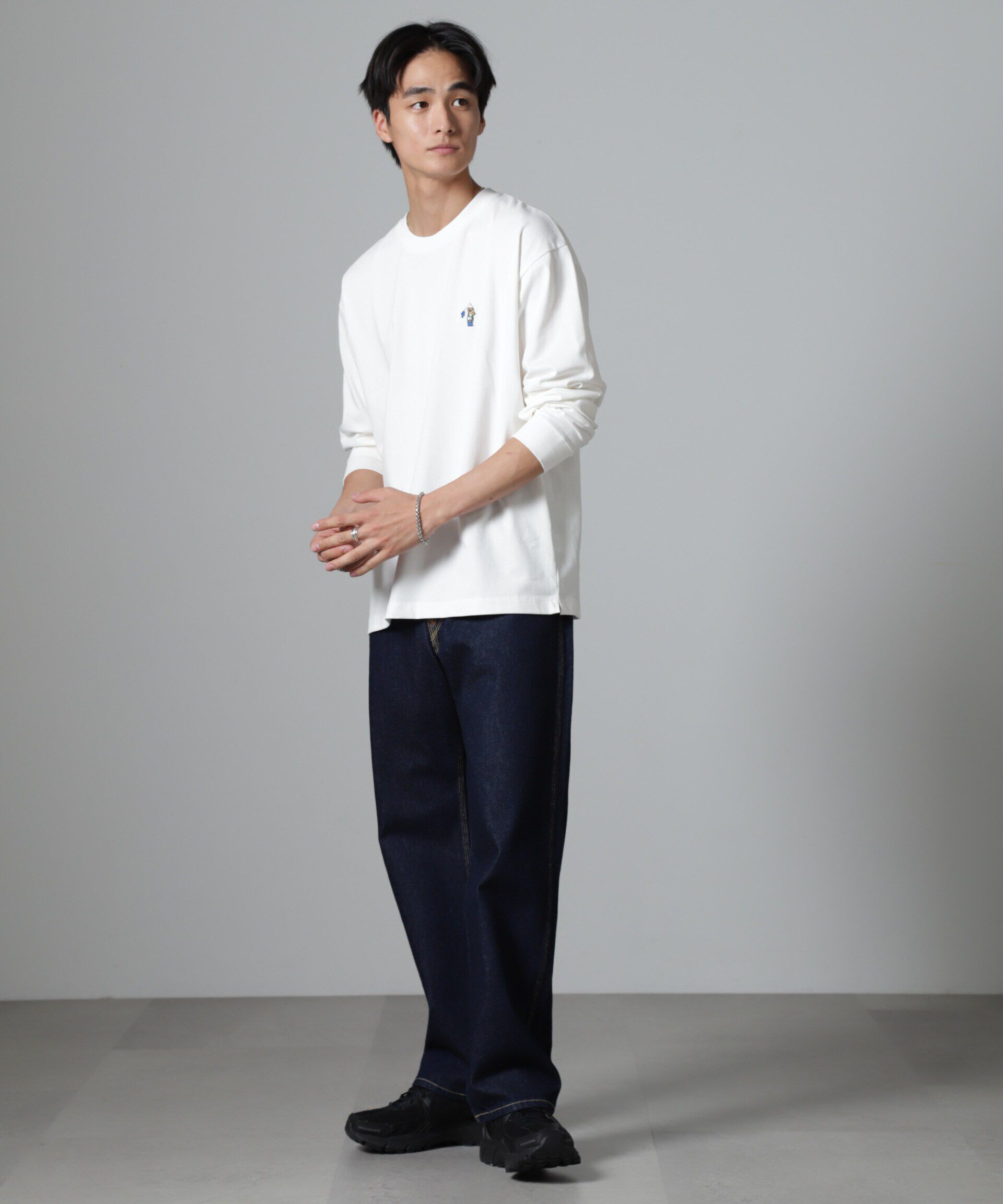 nano･universe「ナノベアロンTee 長袖」|Tシャツ・カットソー|