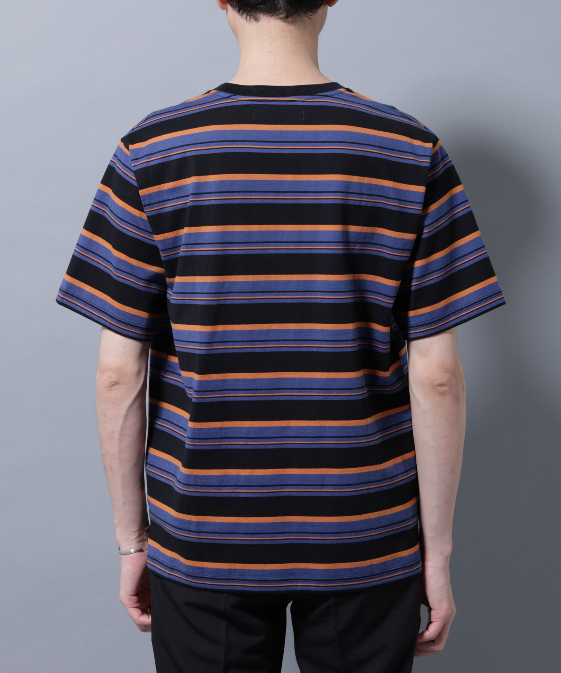 NANO universe「ナノベアボーダーTシャツ 半袖」|Tシャツ・カットソー|