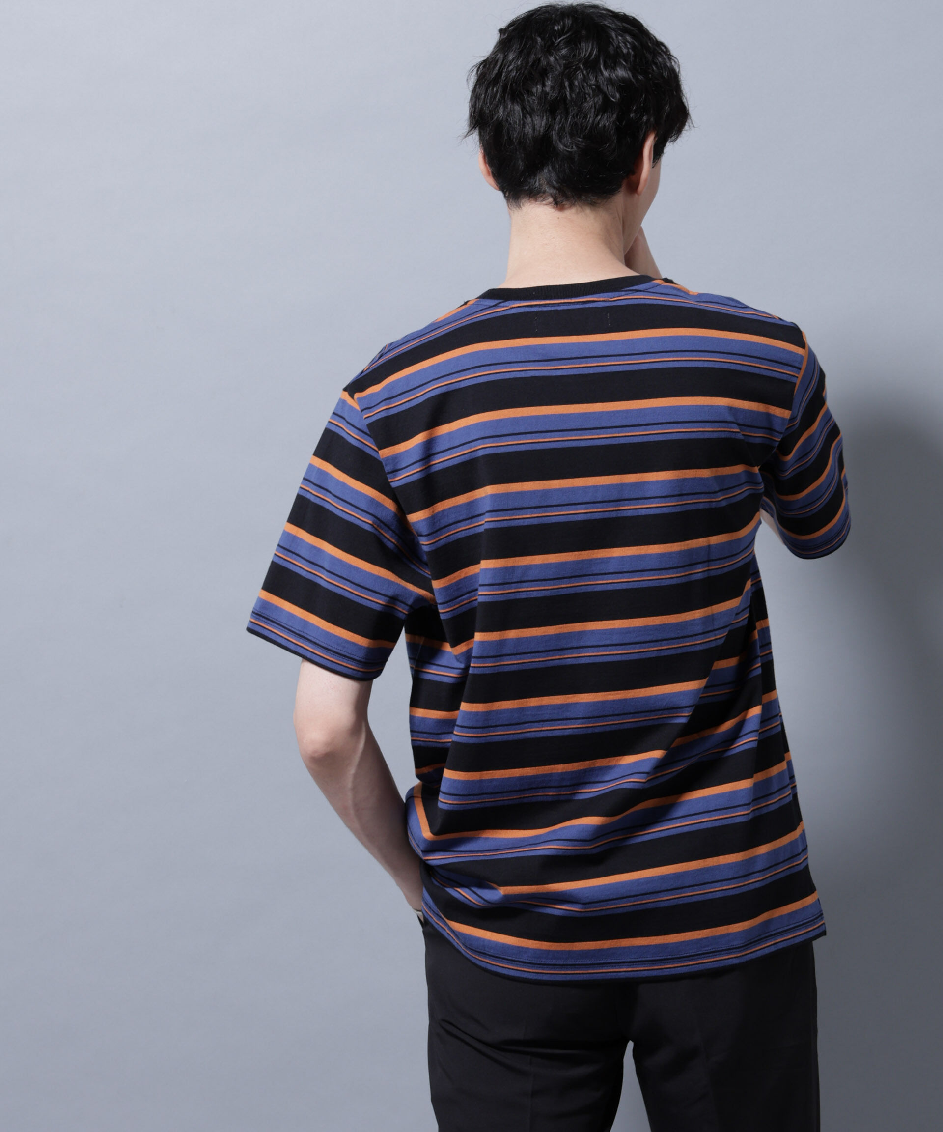 NANO universe「ナノベアボーダーTシャツ 半袖」|Tシャツ・カットソー|