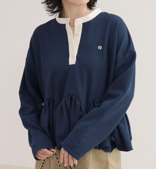 fredy emue「フリルヘムラガープルオーバー」|Tシャツ・カットソー|