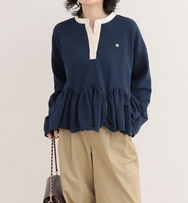 fredy emue「フリルヘムラガープルオーバー」|Tシャツ・カットソー|