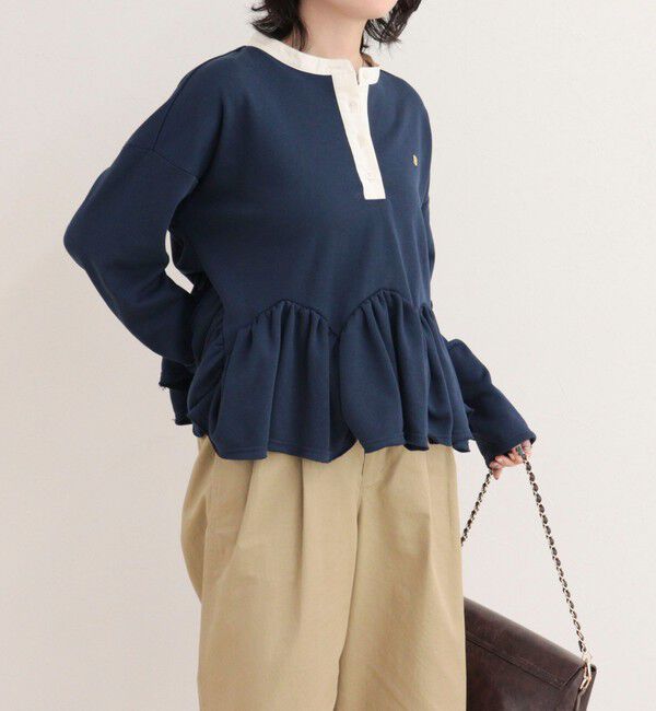 fredy emue「フリルヘムラガープルオーバー」|Tシャツ・カットソー|