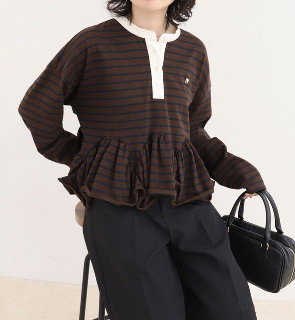 fredy emue「フリルヘムラガープルオーバー」|Tシャツ・カットソー|