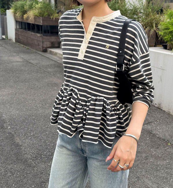 fredy emue「フリルヘムラガープルオーバー」|Tシャツ・カットソー|