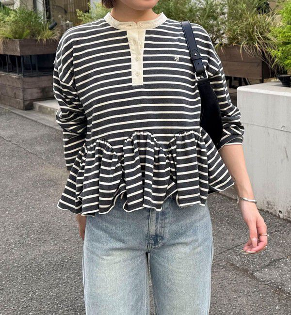 fredy emue「フリルヘムラガープルオーバー」|Tシャツ・カットソー|