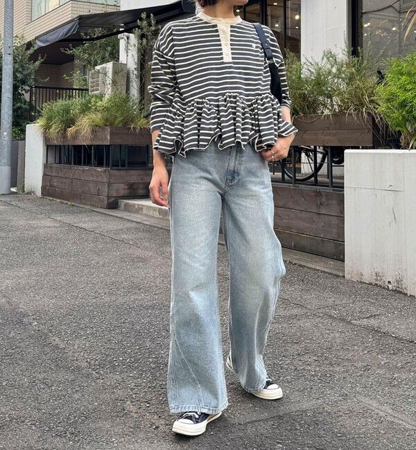 fredy emue「フリルヘムラガープルオーバー」|Tシャツ・カットソー|