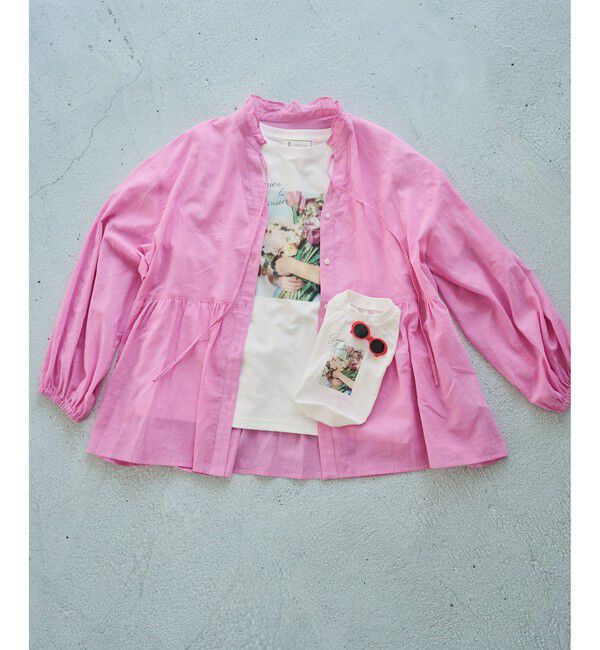 ROPE PICNIC PASSAGE「【DOG】RENU photo Tee/UVカット・接触冷感・リンクコーデ」|その他|