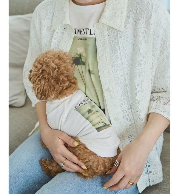 ROPE PICNIC PASSAGE「【DOG】RENU photo Tee/UVカット・接触冷感・リンクコーデ」|その他|