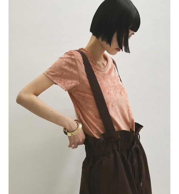 ADAM ET ROPE'「クラッシュベロアTシャツ」|Tシャツ・カットソー|