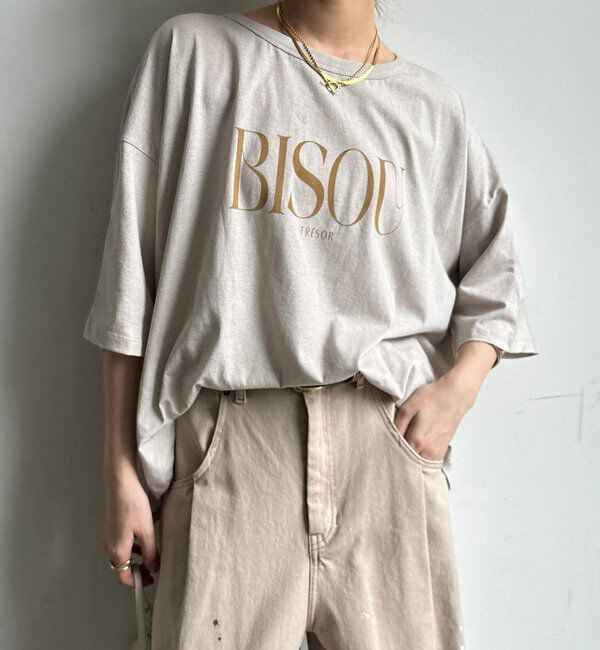  「【WEB限定】ピグメントロゴTEE」|Tシャツ・カットソー|