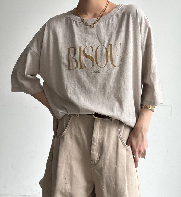  「【WEB限定】ピグメントロゴTEE」|Tシャツ・カットソー|