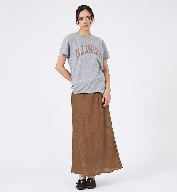 Rouge vif「【REMI RELIEF / レミレリーフ】LW加工/ロゴT/ILLNOIS」|Tシャツ・カットソー|