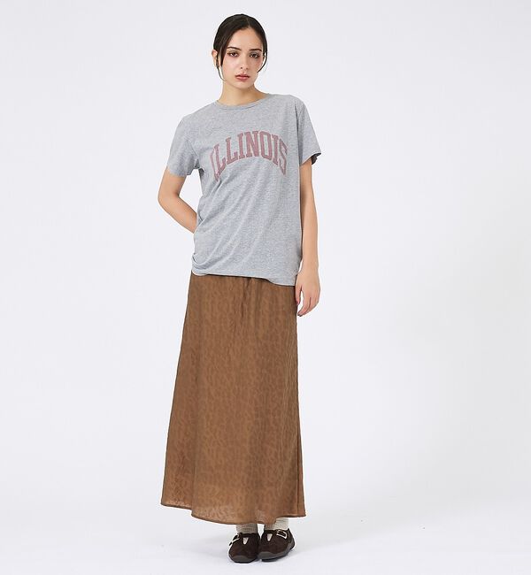 Rouge vif「【REMI RELIEF / レミレリーフ】LW加工/ロゴT/ILLNOIS」|Tシャツ・カットソー|