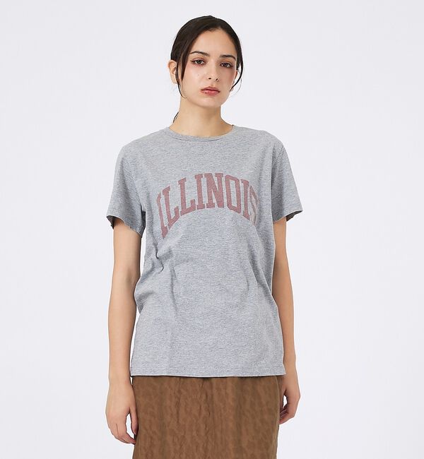 Rouge vif「【REMI RELIEF / レミレリーフ】LW加工/ロゴT/ILLNOIS」|Tシャツ・カットソー|