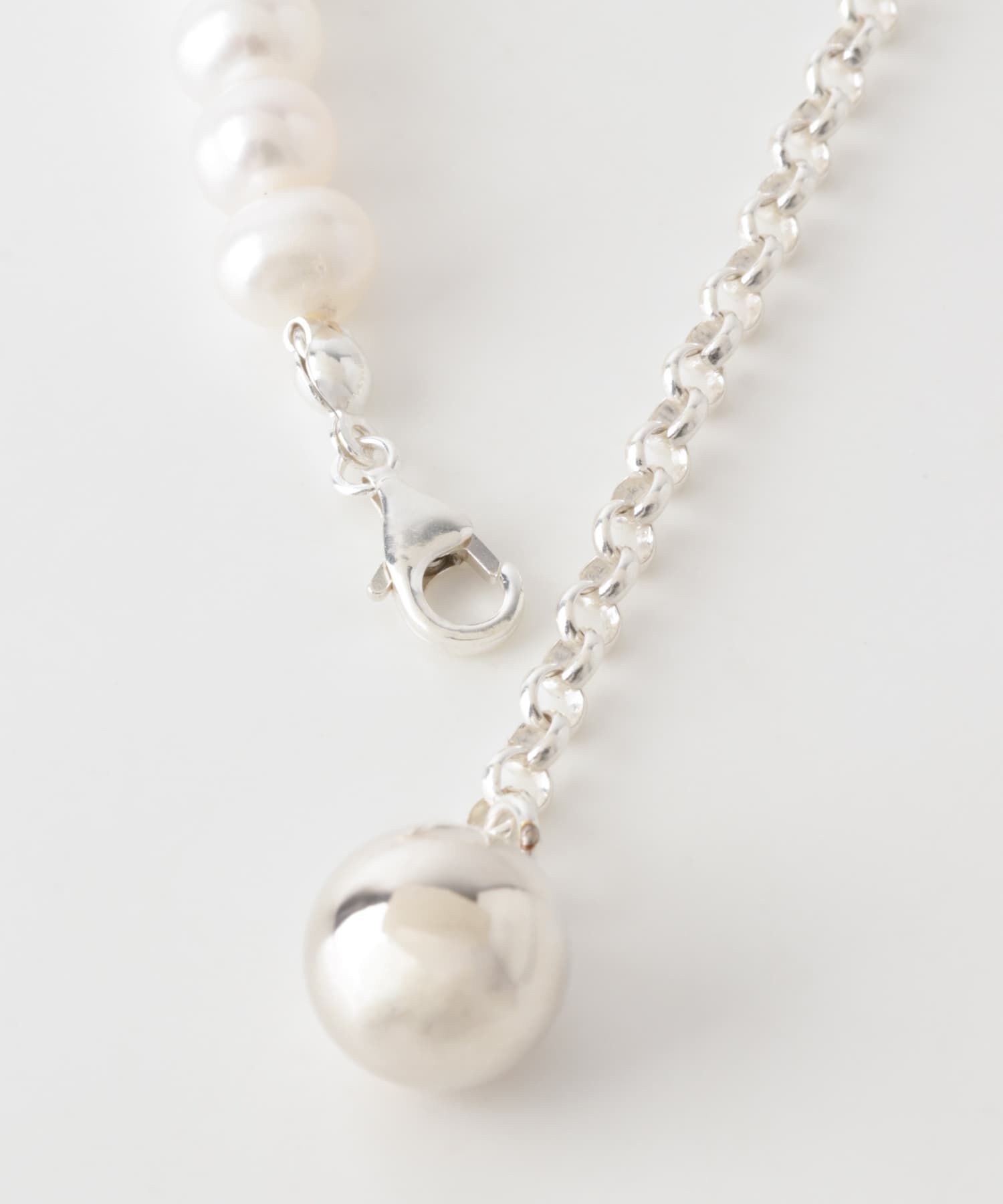 SMELLY「SMELLY so&rsquo;　2way pearl necklace slv」|ネックレス|