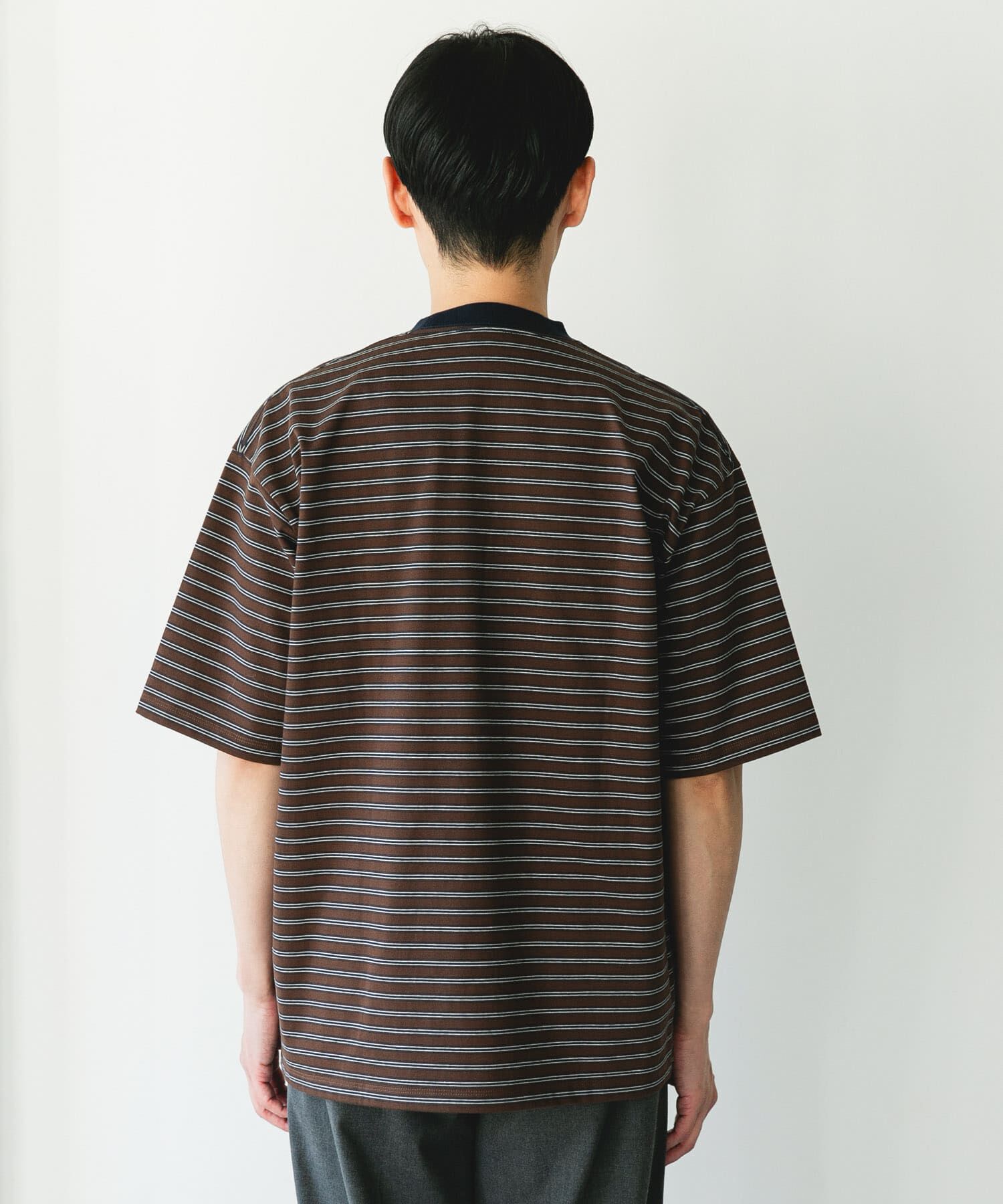 URBAN RESEARCH DOORS「プレーティングマルチボーダーTシャツ」|Tシャツ・カットソー|