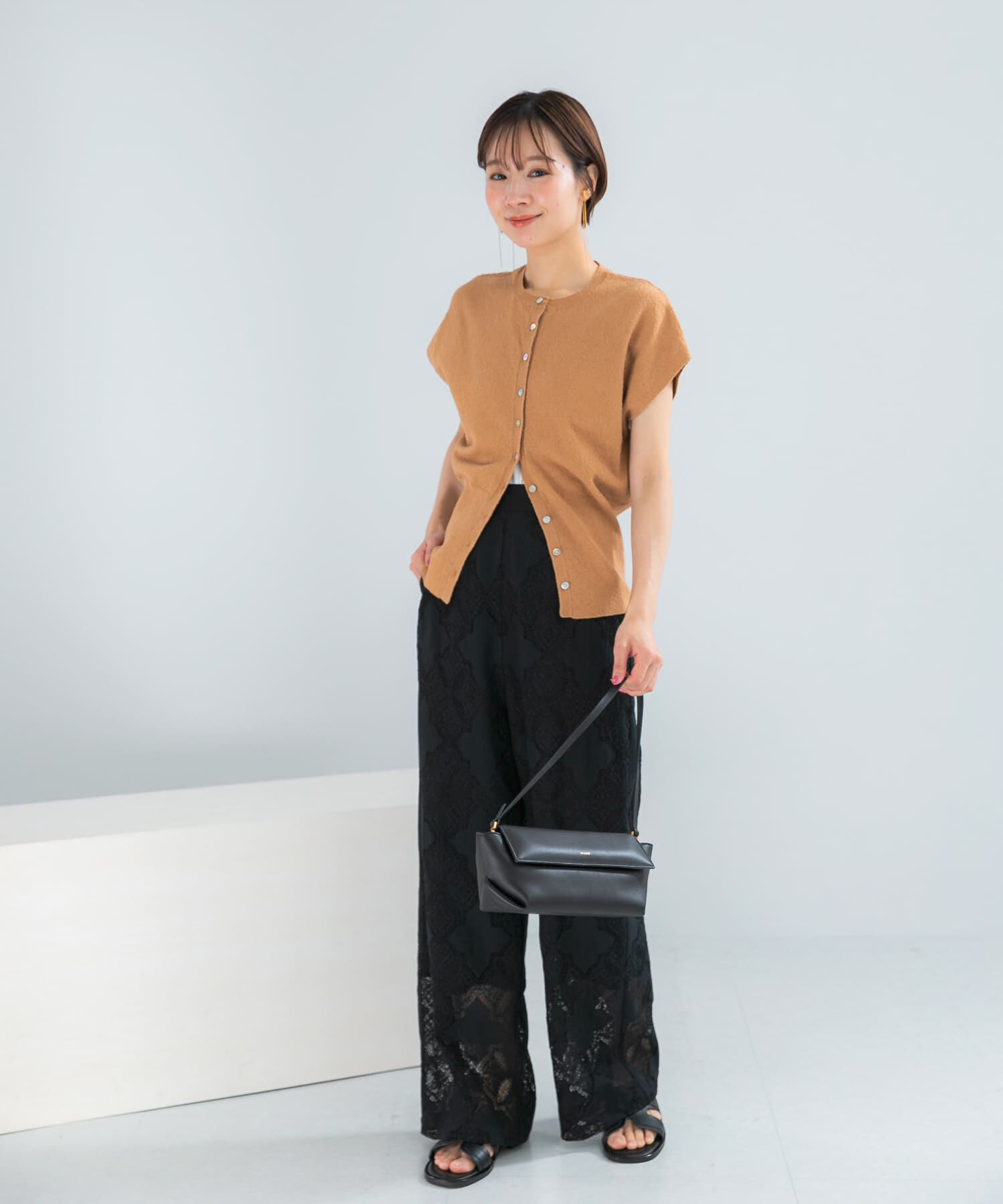 URBAN RESEARCH ROSSO「パネルレースストレートイージーパンツ」|その他|